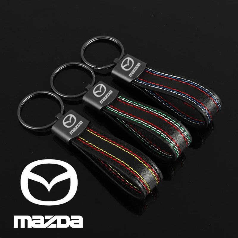 Leather Car Logo Ke…