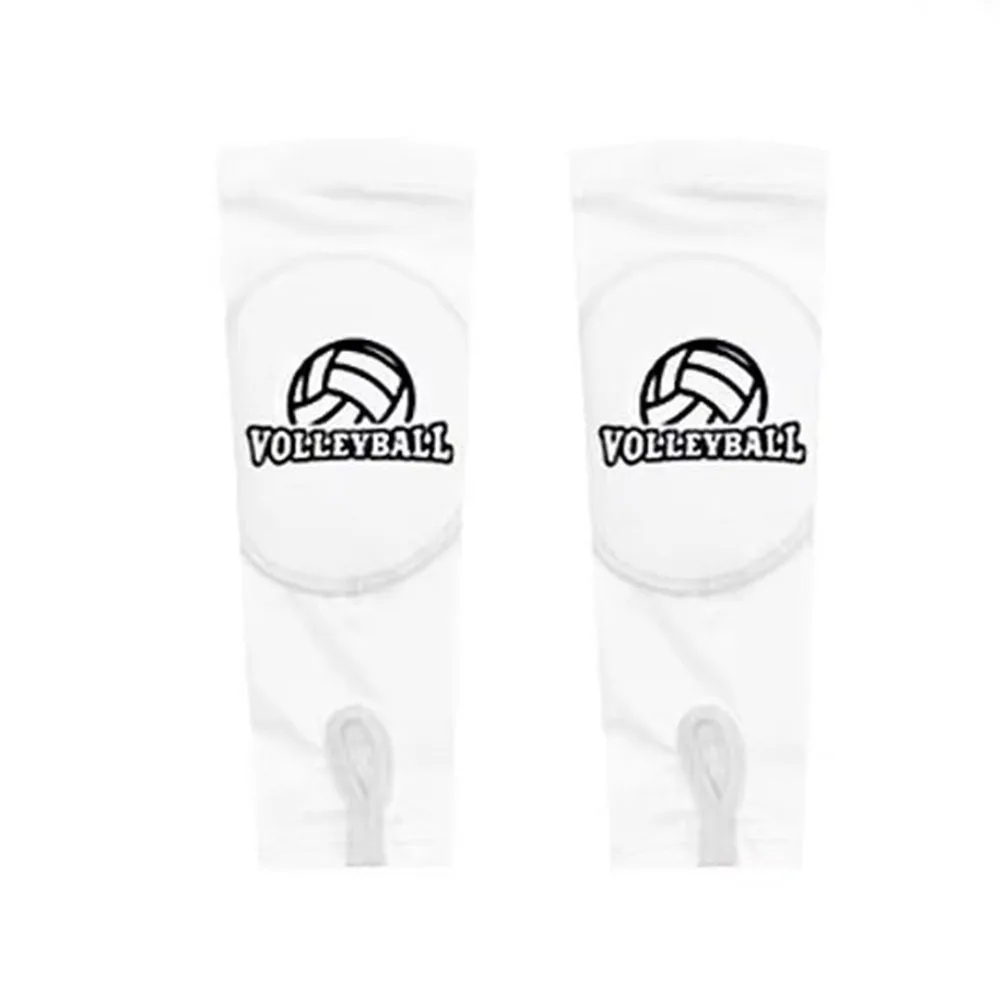 

1Pair Breathable Volleyball Arm Sleeves Elastic Compression Sports Arm Guard Sweat-absorbent Protection Pad Forearm Sleeves