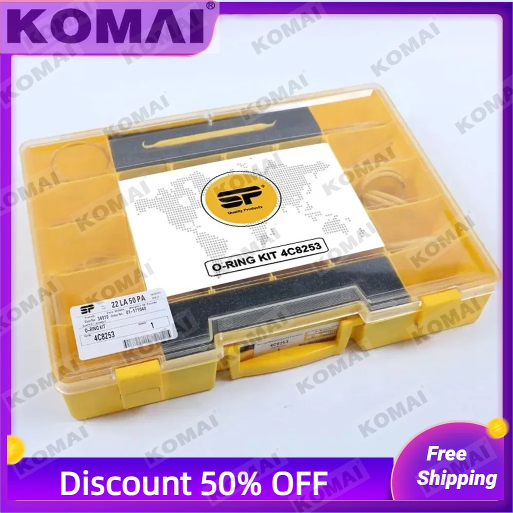 

O-ring Kit Box for 4C8253 Wholesale Excavator Soft Silicone 38*30*6.5 Standard Sanping CN;GUA Yellow