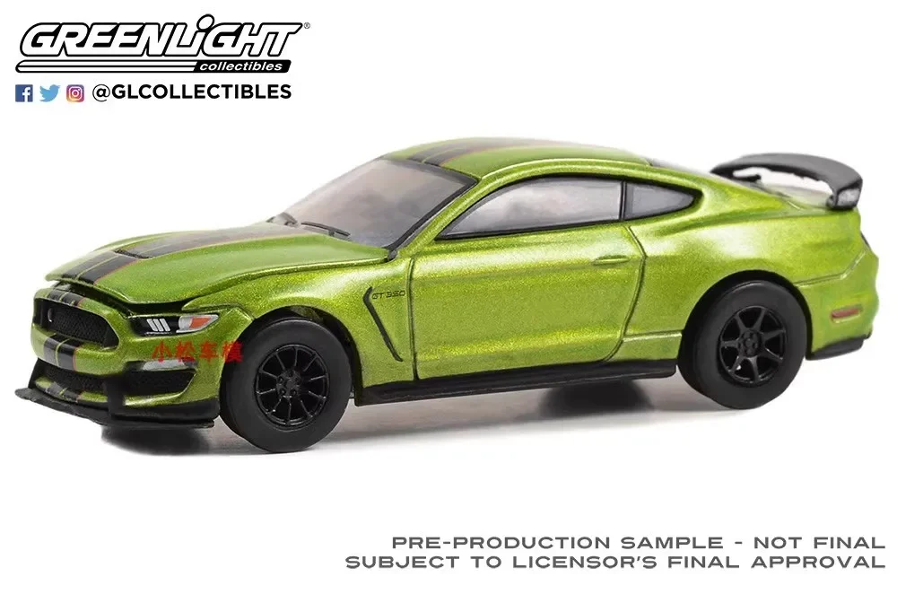 1:64 2020 Ford Shelby GT350R - 60th Anniversary Edition Diecast Metal Alloy Model Car Toys For Gift Collection W1248