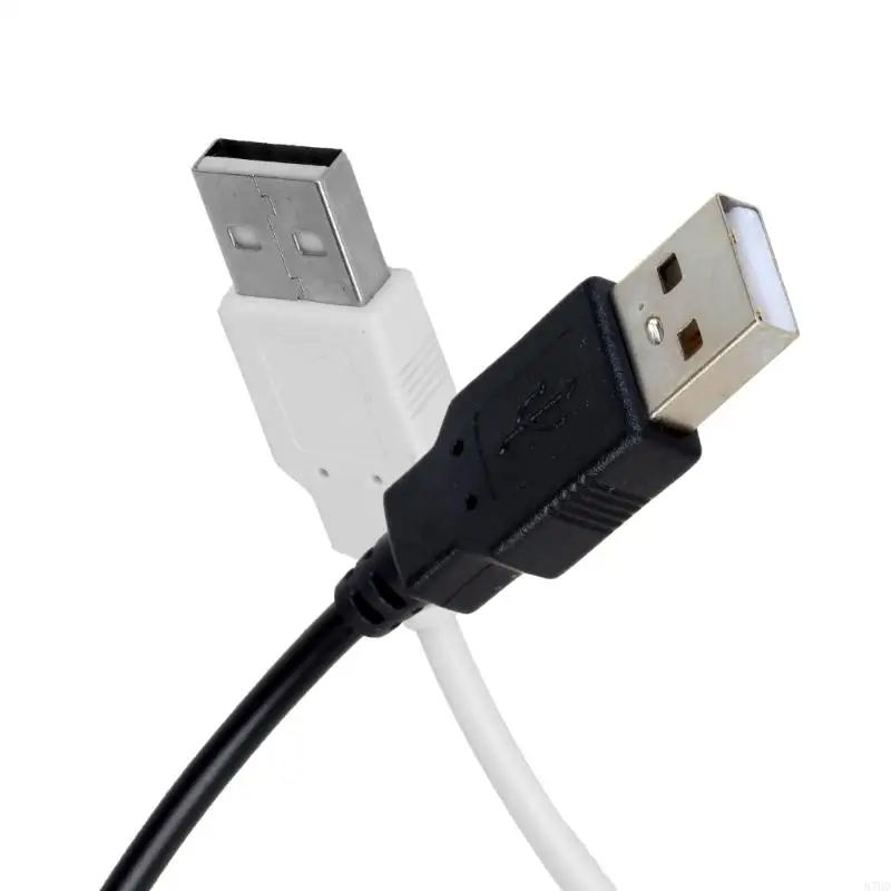 87HD USB Y Splitters Cable USB Male to 2 USB Female Splitters USB Hubs Power Cord