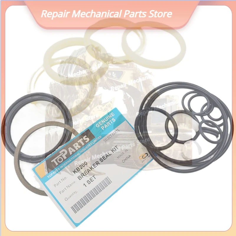 For Komac Kb200 Hydraulic Rock Breaker Hammer Repair Seal Kits
