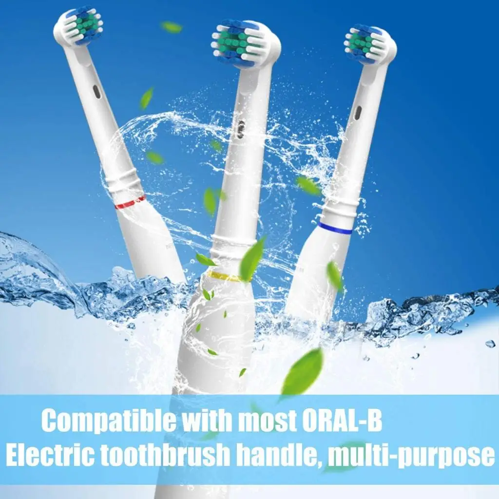 4Pcs Replacement Electric Toothbrush Heads Precision Efficient Compatible With Oral-B Braun Professional For Various Types