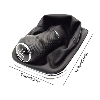5stupňová manuální řadicí páka, černá kůže, pro Volkswagen Golf MK4 GTI R32 Bora Jetta 1999-2005 10 nejlepší prodej Řadicí páka pro VW Golf MK4 - №6