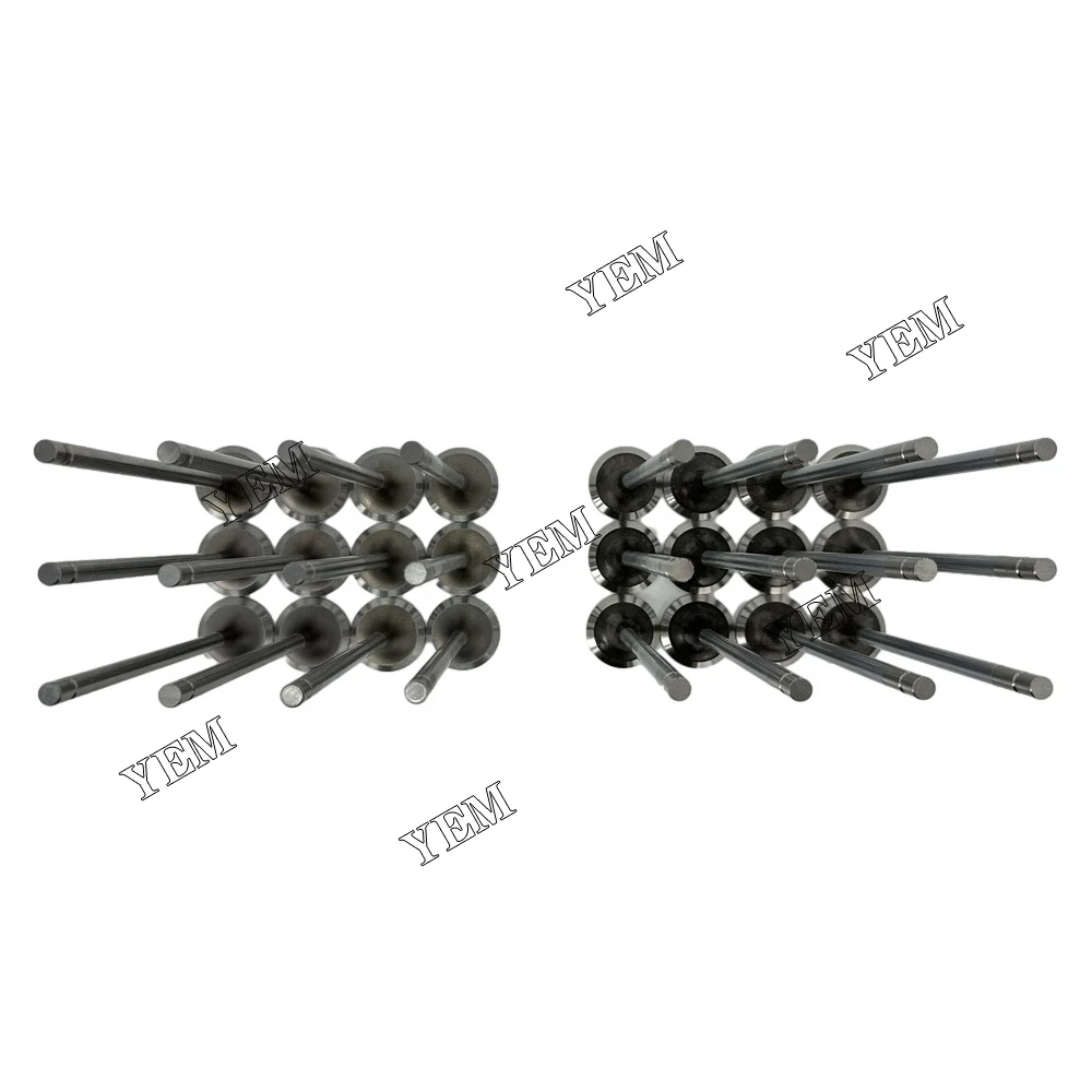 24 PCS Intake Exhaust Valve 24PCS For Cummins N14 Engine Spare Parts