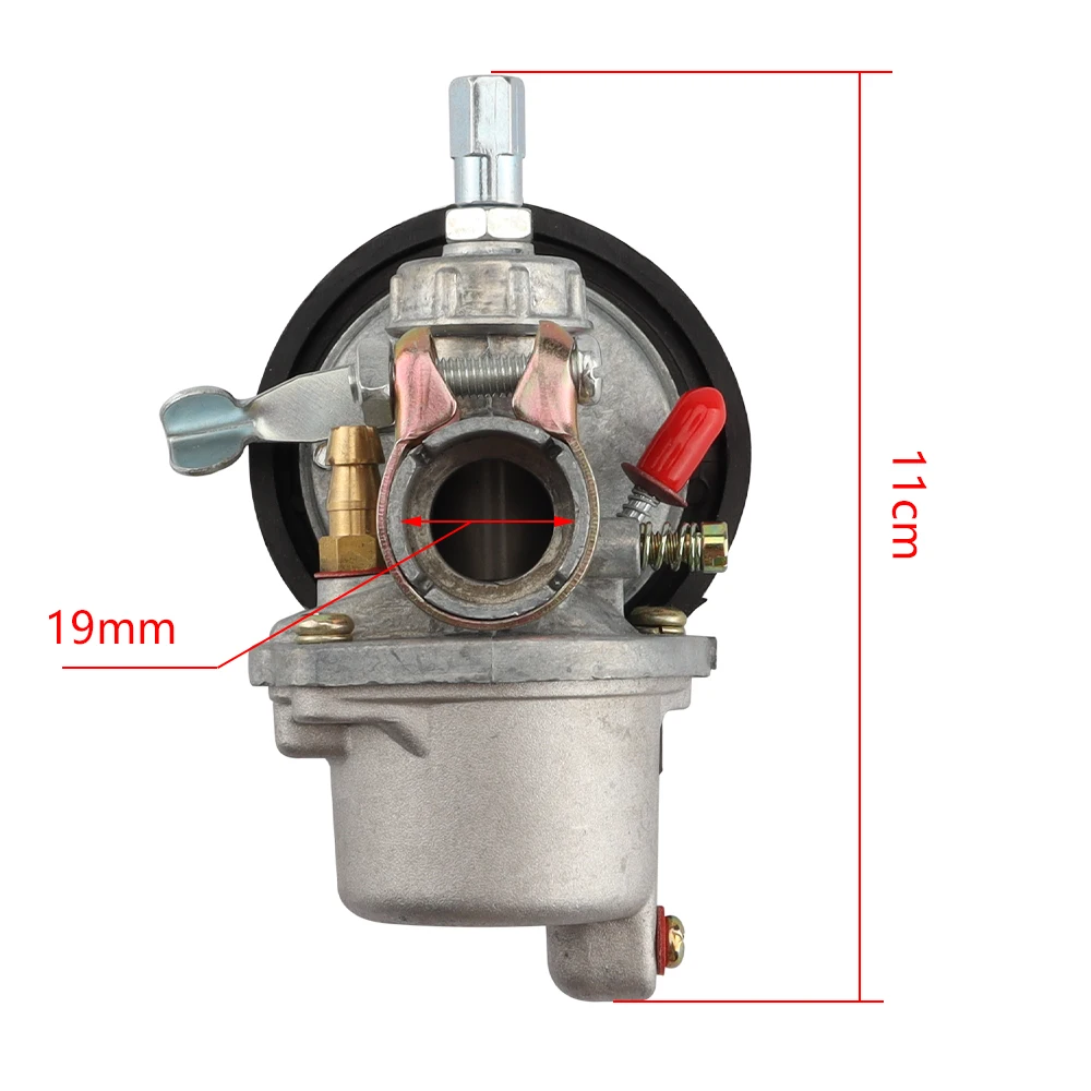 19mm Carburetor Mini Motorcycle Bicycle Accessories For 49cc 60cc 66cc 80cc 2 Stroke Engine Motor Motorized Bicycle Bike