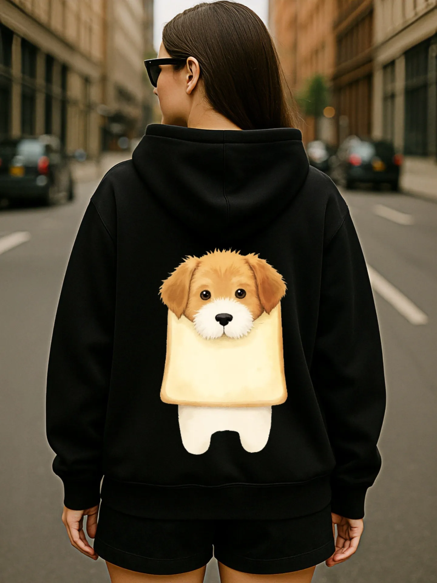 هوديي جرافيك للنساء، خنزير - طباعة زفاف، تصميم جمالي كاجوال، قماش ناعم، ملابس يومية غير رسمية، للشباب #2