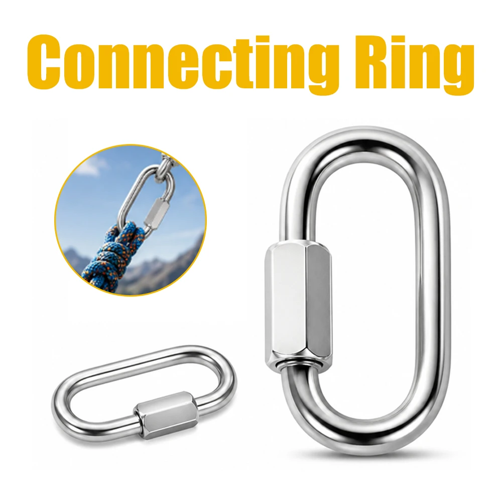 M4 M5 M6 M8 M10 304 Stainless Steel Anti-corrosion Lock Buckle Quick Eelease Buckle Locking Ring Hook Buckle Chain Fixing Part
