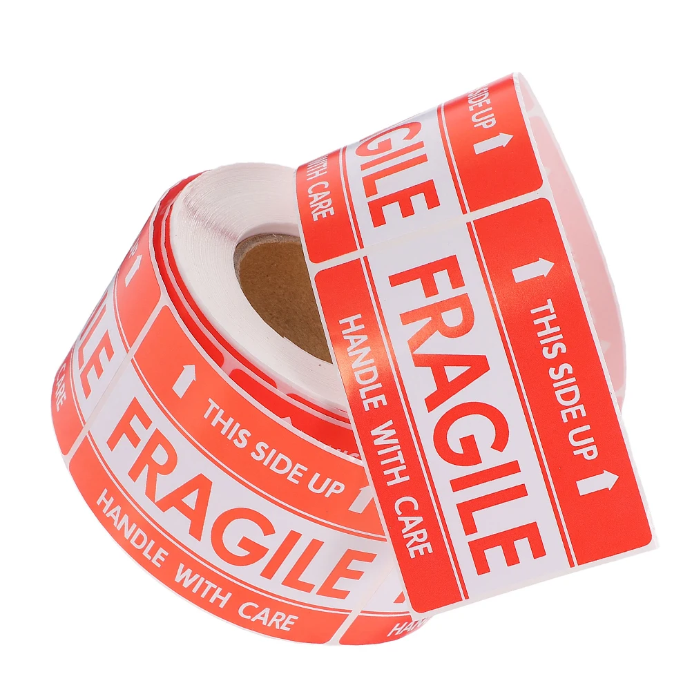 

Fragile Warning Labels Stickers High Adhesion Clear Versatile Application Easy Moving Boxes H Subject