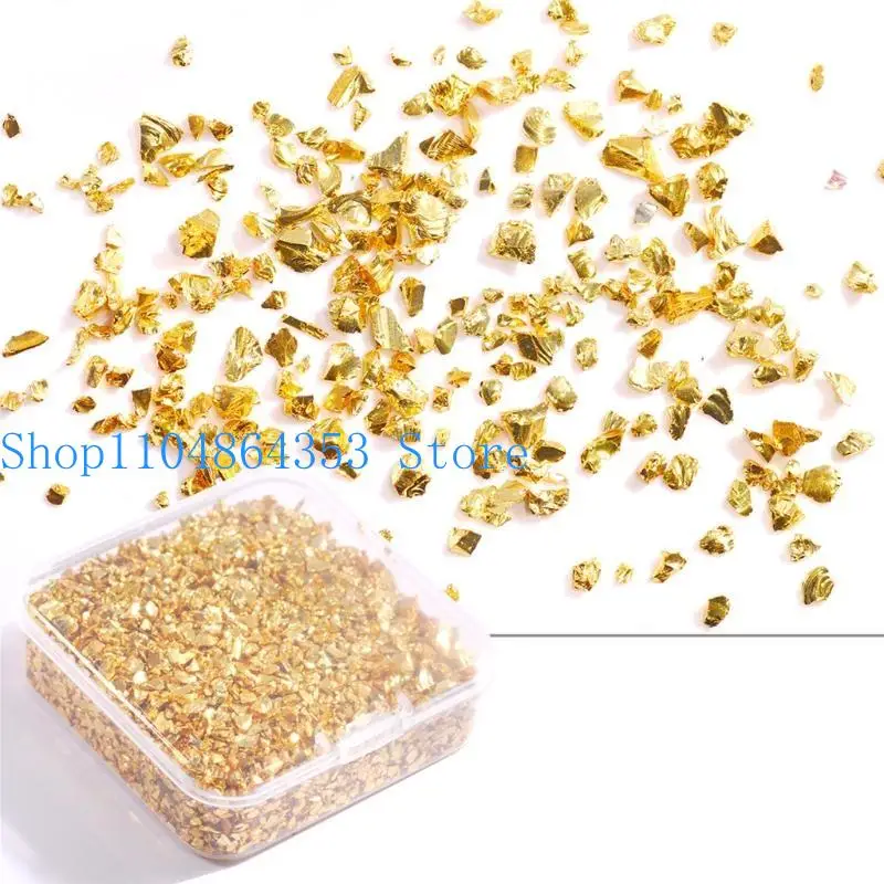 

652F Irregular Glass Sequins Broken Glass Pieces Suitable for Nail Art Decoration