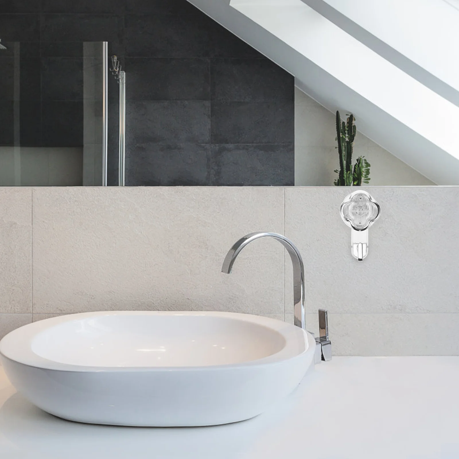 

No Drill Suction Cup Hook Bathroom Kitchen Towel Hanger Strong Suction Durable Clear Wall Hanging Hooks for Home