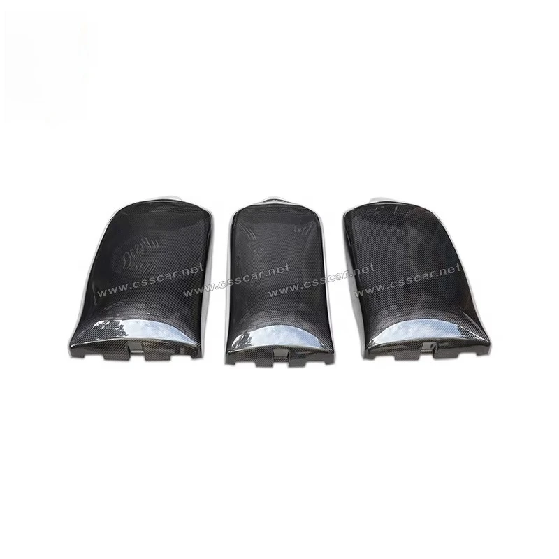 7Pcs/Set Car Tuning Accessories Carbon Fiber Seat Back Covers for Tesla Model X Body Parts