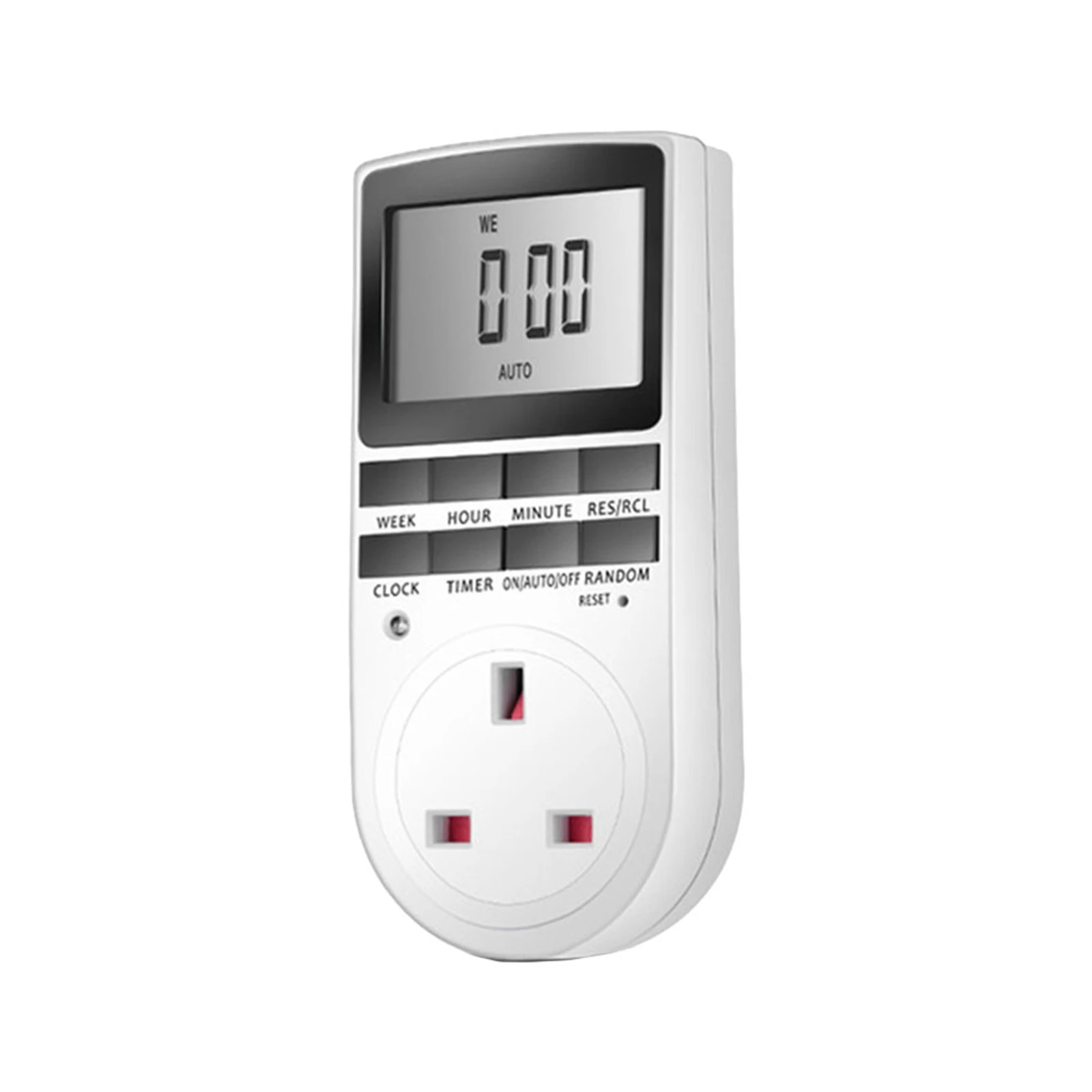 

Цифровая программируемая розетка с таймером, британская вилка, прецизионная стабильная электронная розетка с таймером, энергосберегающее устройство