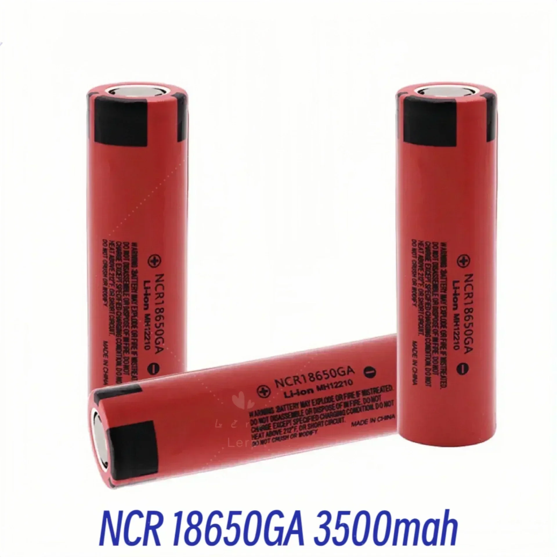 GA  18650 GA 30A of 3.7V 3500mAh 18650 rechargeable flat-top lithium battery