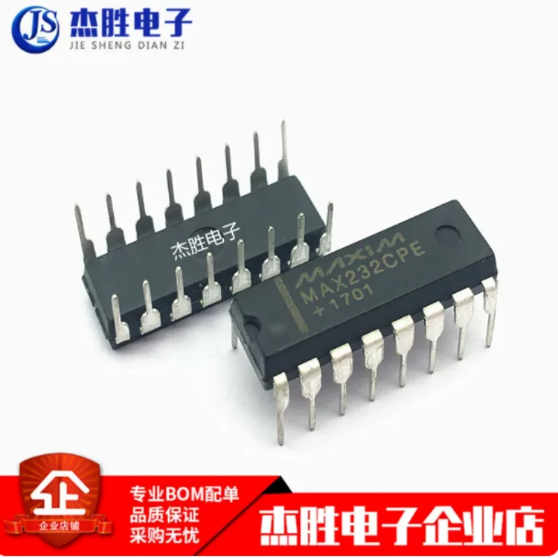 New original MAX232CPE MAX232EPE MAX232 direct insertion DIP16 RS-232 interface chip