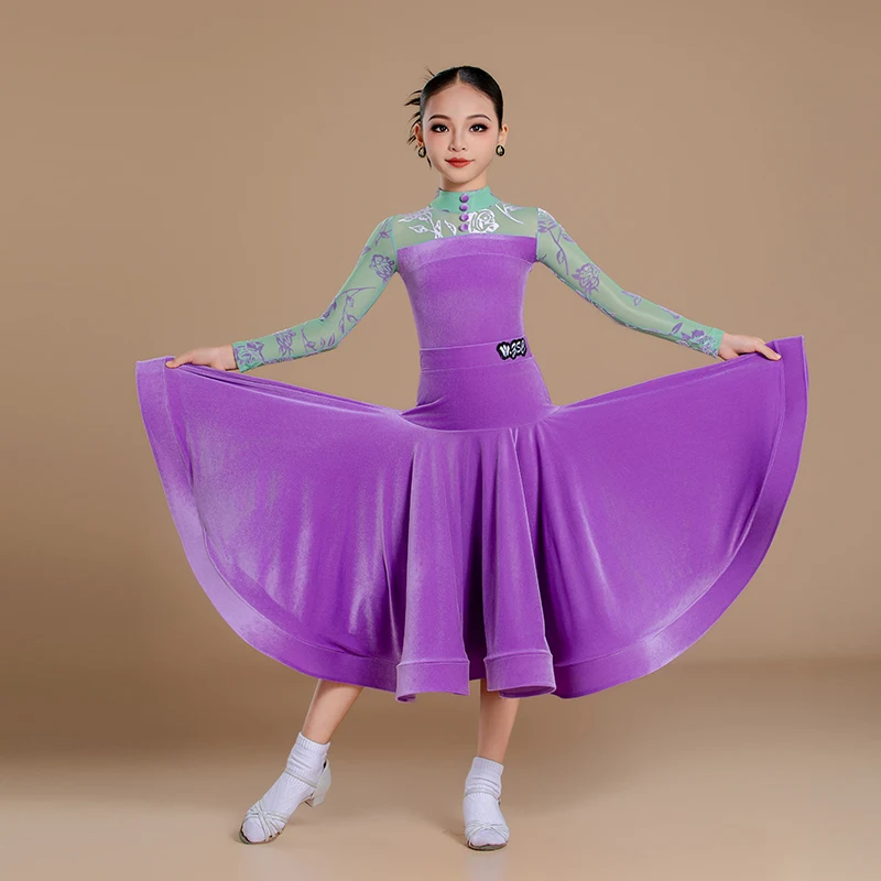 Stroje taneczne dla dziewczynki, nowoczesne, do tańca towarzyskiego, walca, stroje do ćwiczeń, stroje na występy i konkursy.