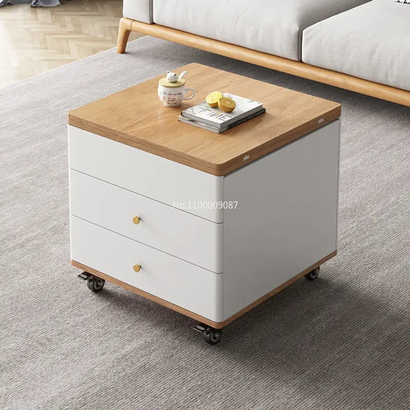 

Simple modern coffee table dining table dual-purpose Nordic living room home retractable multi-functional folding table muebles