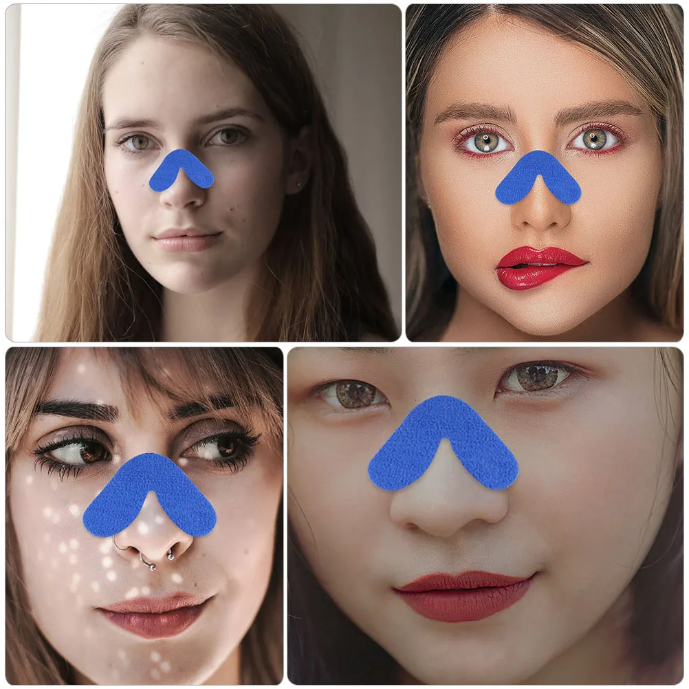 

1 set 1 Set Trimable Nasal Pads Double-Sided Adhesive Soft Nose Pads Skin-Friendly Comfortable Daily Use Portable Compact