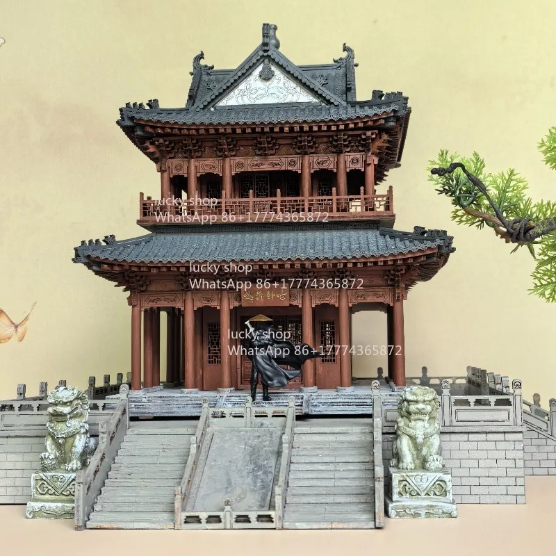 Architectural Assembly Model Ornament Tenon and Mortise Structure Manual Assembly