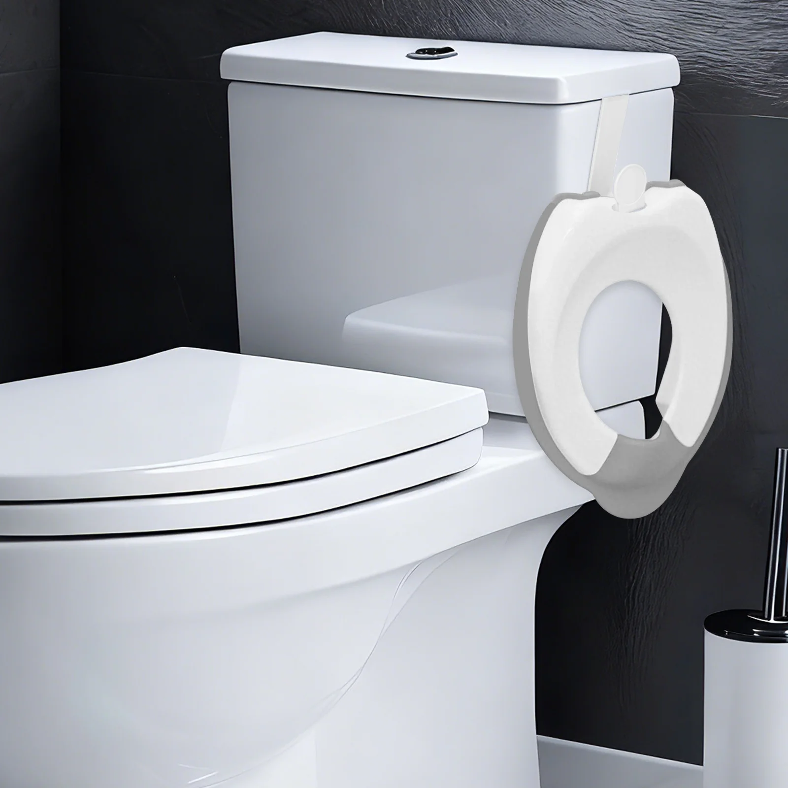 

2pcs Z Shaped Hook Toilet Seat Lid Plastic Hanging Hooks Multi-Functional Bathroom Organizer Home Storage Back Door Cabinet