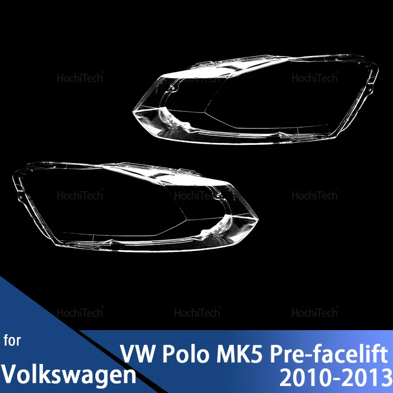 Soczewki reflektorów samochodowych Osłona reflektorów Lewa Prawa Do Volkswagen VW Polo MK5 Pre-facelift 2010-2013