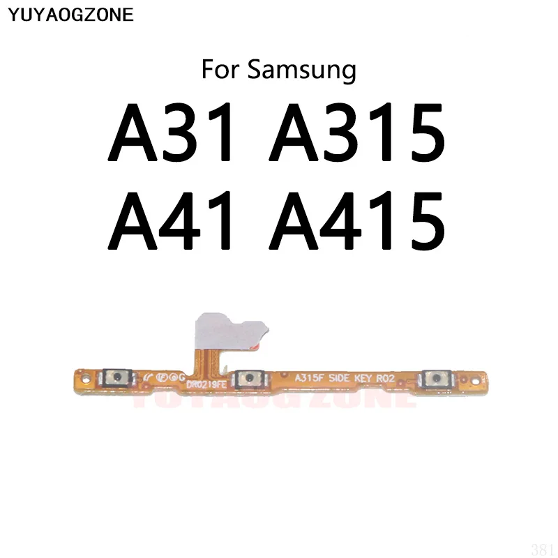 Power Button Switch Volume Mute Button On / Off Flex Cable For Samsung Galaxy A01 A11 A21 A215 A31 A315F A41 A51 A515F A71 A715F