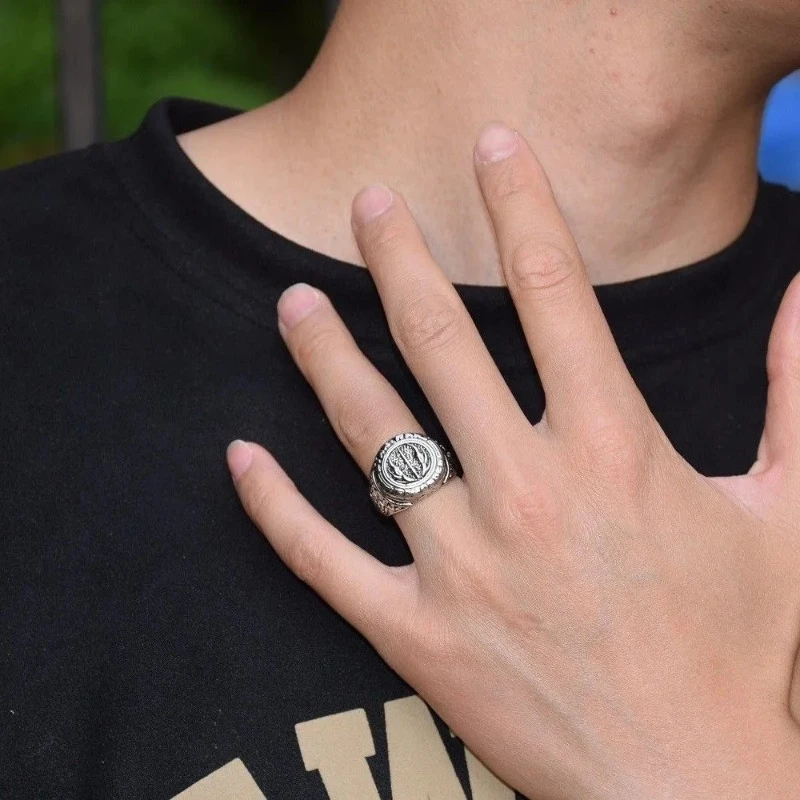 Star Wars Metal Rings Anime Character Makeup Party Decoration Props Men Women Rings Cos Peripheral Series Props Birthday Gifts