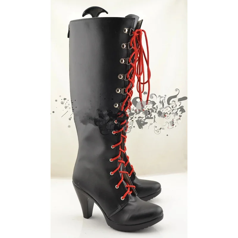 

DY20Anime Junko Enoshima Обувь для косплея на заказ Высокие ботинки на шнуровке25