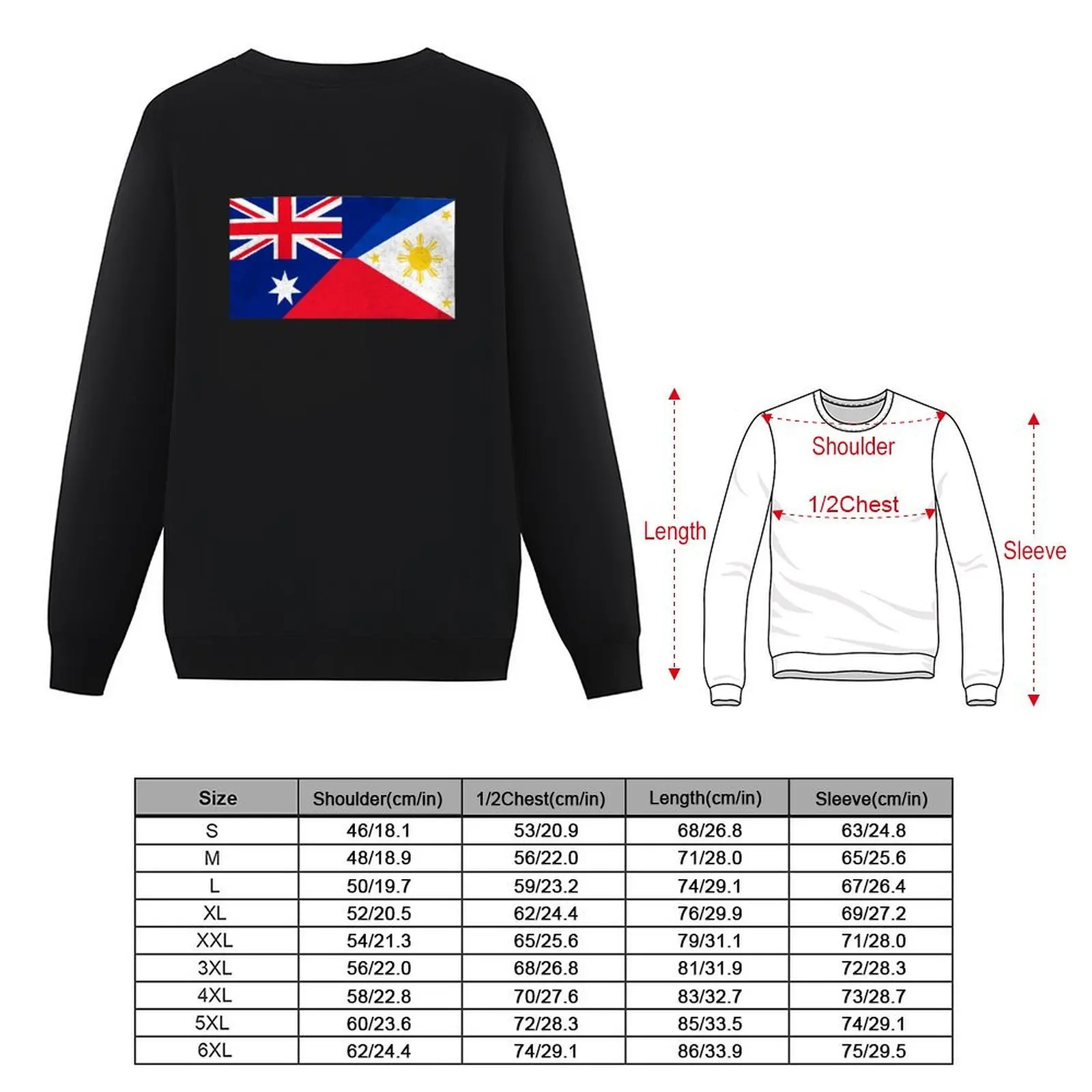 ملابس بلوفر فلبينية أسترالية للرجال ملابس شتوية على الطراز الياباني ملابس جمالية كبيرة الحجم #5