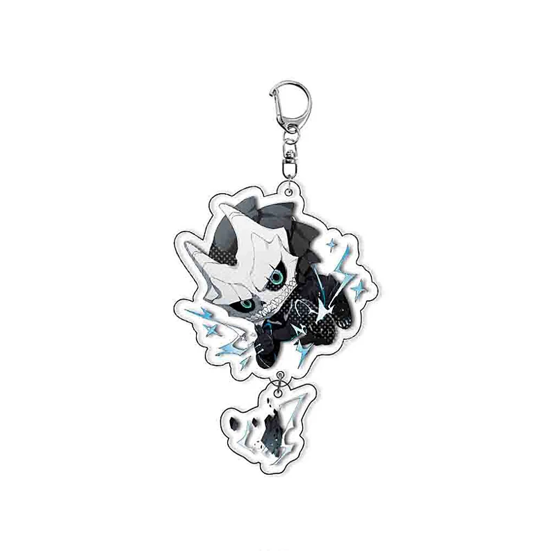 Kaiju No 8 Kafuka Hibino Reno Ichikawa Anime Keychain Cartoon Plastic Keyrings Bag Tag Cos Accessory