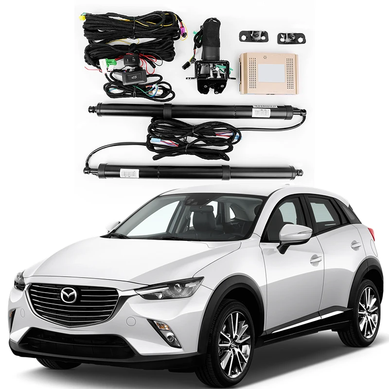 For Mazda CX-3 Electric tailgate power operated trunk Retrofit tail box Vehicle accessories actuators front button