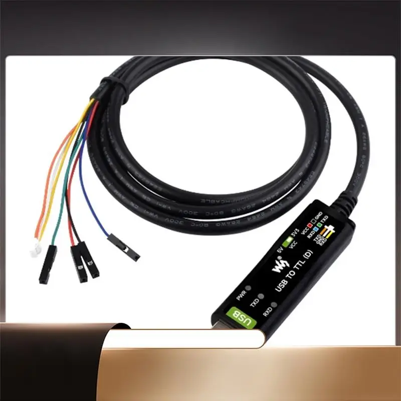 X64A-Waveshare Industrial USB To TTL (D) Serial Module Cable FT232RNL 300Bps-3Mbps For Raspberry Pi 5 Serial Port Debugging Modu