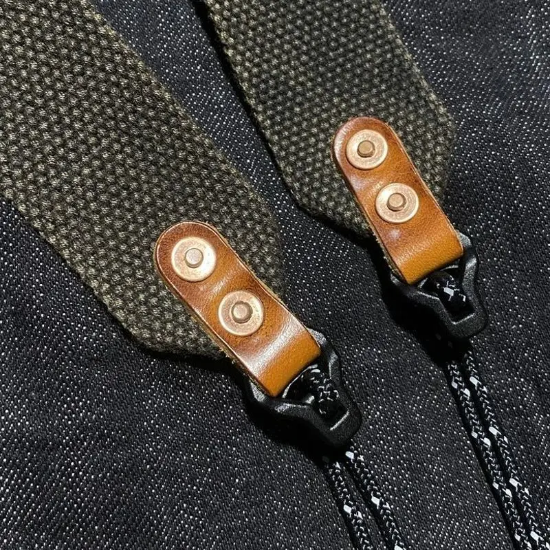 Handmade vintage mountain-style washed and distressed shoulder strap and accessory DIY accessory messenger bag strap