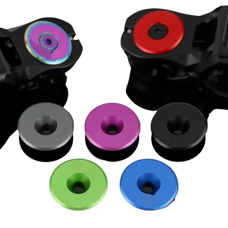 Glatt Oberflächenpolierte Aluminium-Fahrrad-Steuersatzkappe Passend für 1-1/8" 28,6mm Vorbau-Rohr zur Fahrrad-Vorbau-Dekoration und zum Austausch – Detail 4