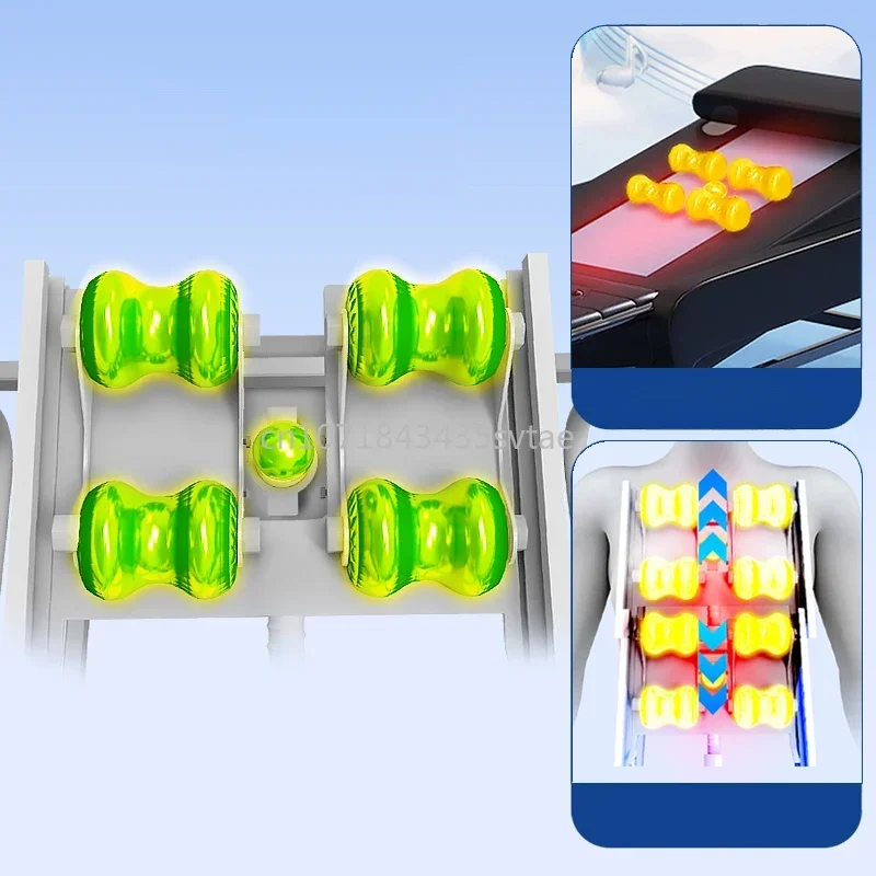 Hot Sale Korea Full Body Master V3 Therapy Thermal Jade Massage Mattress Infrared Jade Roller Massage Bed