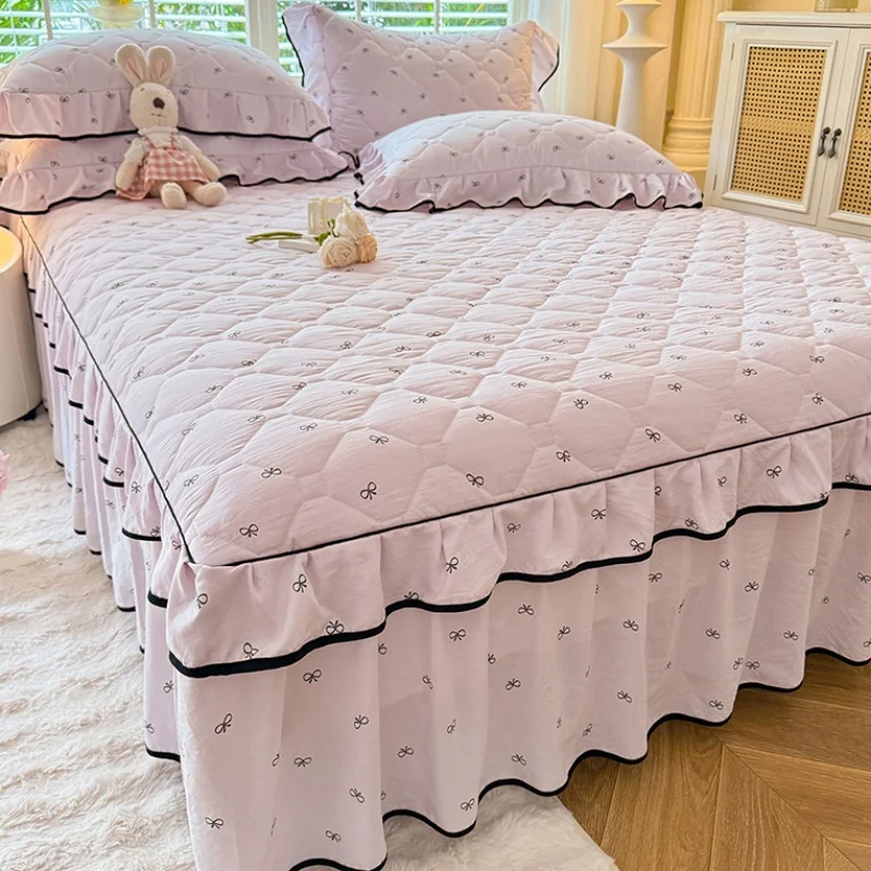 korean-style-ruffle-washed-cotton-bed-skirt-single-piece-anti-slip-bed-cover-duvet-protector-2026-new-model-four-seasons-univ