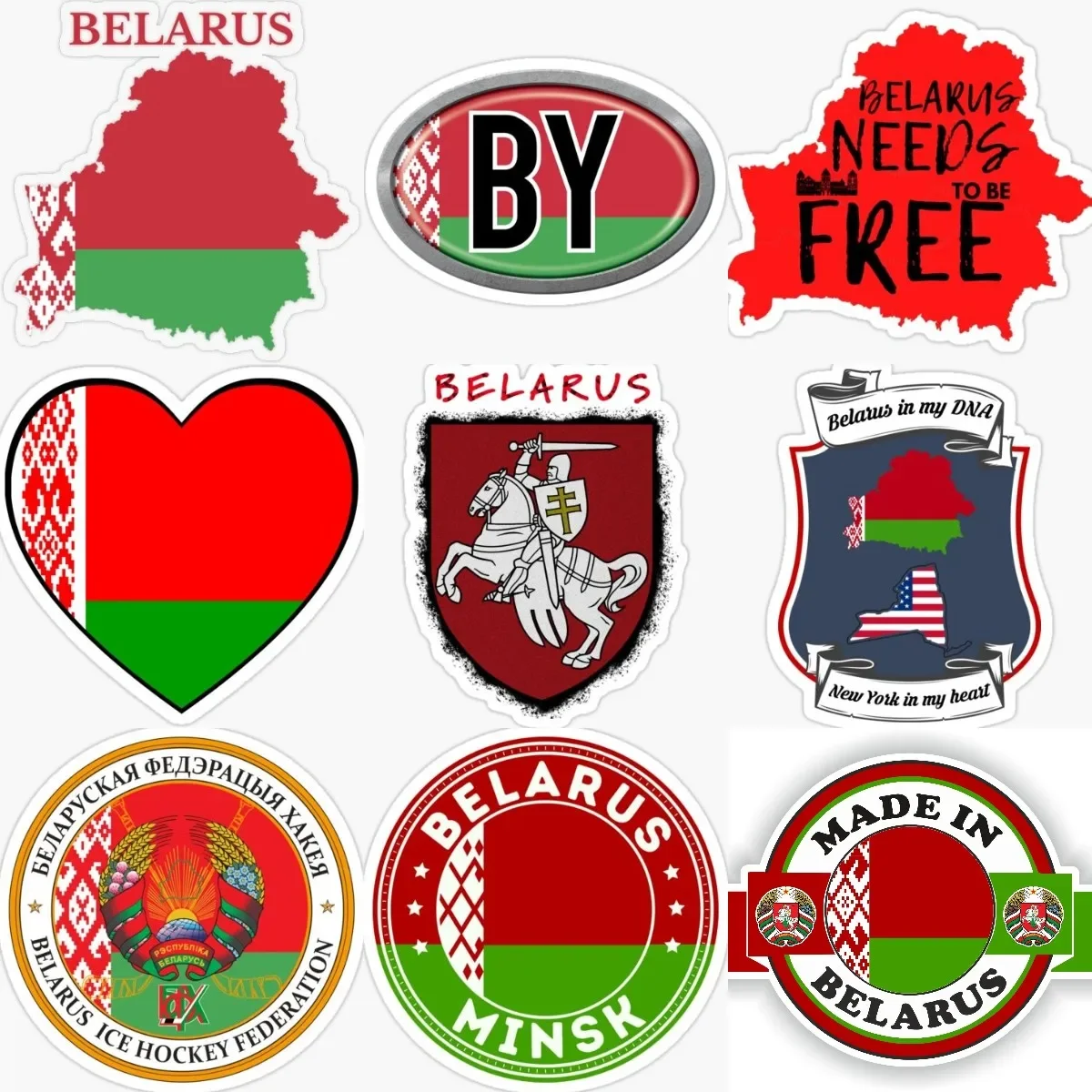 

BY Belarus Flag Map Badge Creative PVC Stickers for Decorate Car Window Truck Bicycle Wall Room Table Off-road Decal Accessories