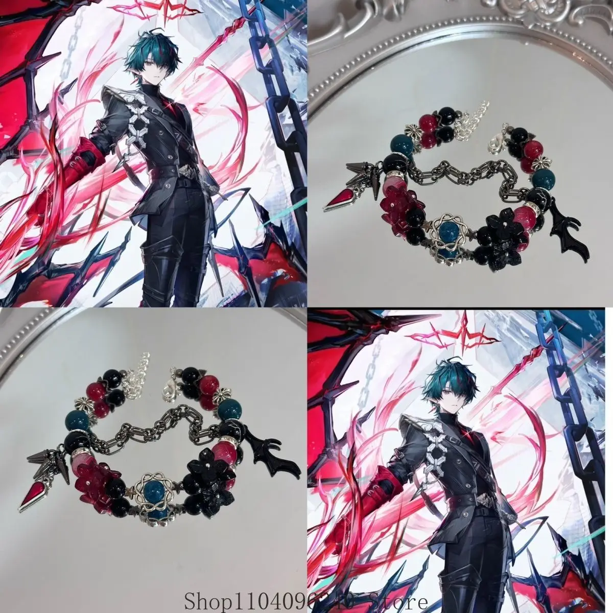 Arknights: Endfield Camil, Brazalete de Cosplay del Anime, Brazalete con Colgante Unisex, Accesorios, Regalos para Halloween