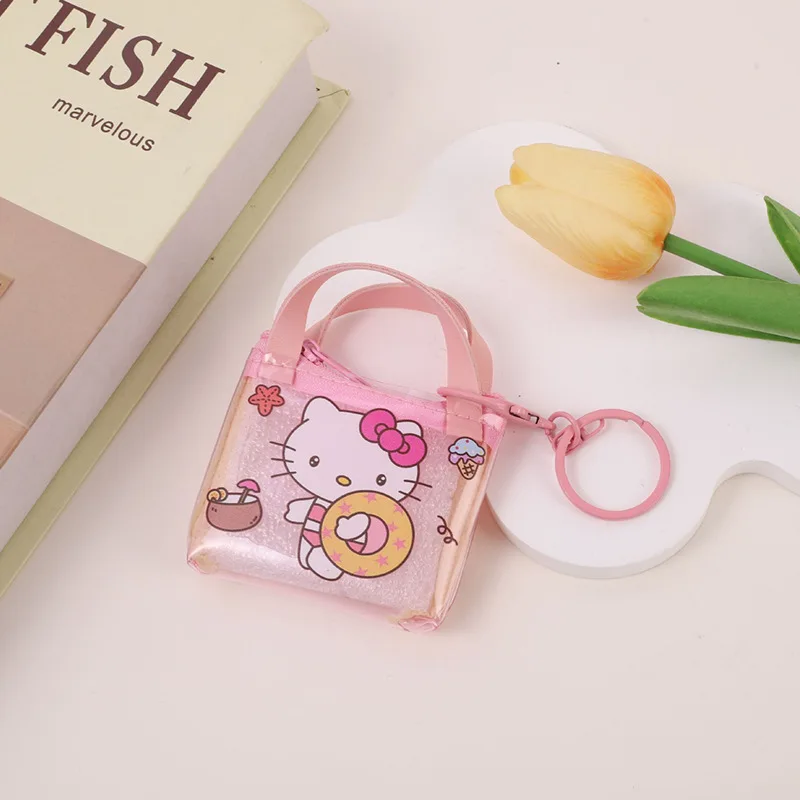

Hello Kitty Keychain Kawaii Cartoon Anime Women Bag Charm Accessories Desktop Toy Accessories Student Cute Girl Gift Wholesale