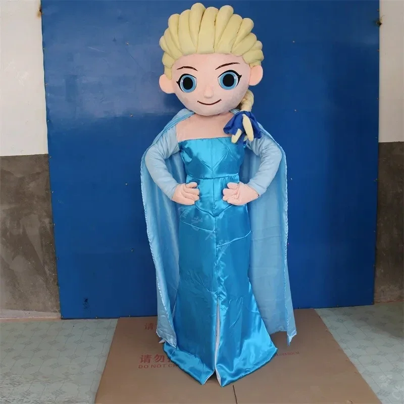 Cosplay Frozen Snow man Olaf Elsa Anna Princess Mascot Adult party Advertising Event Costume Fancy Dress Party Anime stage shows