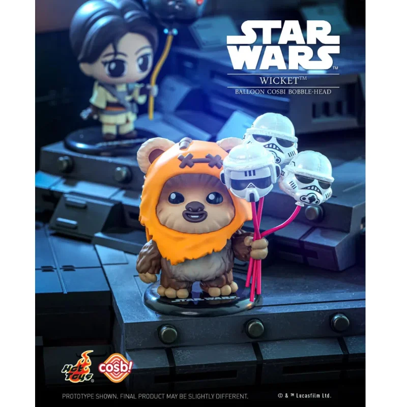 ใหม่ของแท้ HotToys Star Wars บอลลูน Party Series COSBI กล่องตาบอด Mini Figurine ของเล่นสะสมของขวัญ