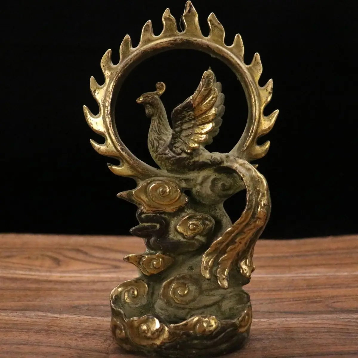 fire phoenix bird incense burner backflow Statue Sculpture Figurines Home Garden Decoration Statues For House