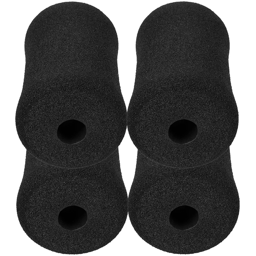 

4 Pcs Sponge Cover Exercise Equipment for Home Foam Pads Leg Extension Machine Roller Replacement Collapsible Component Man