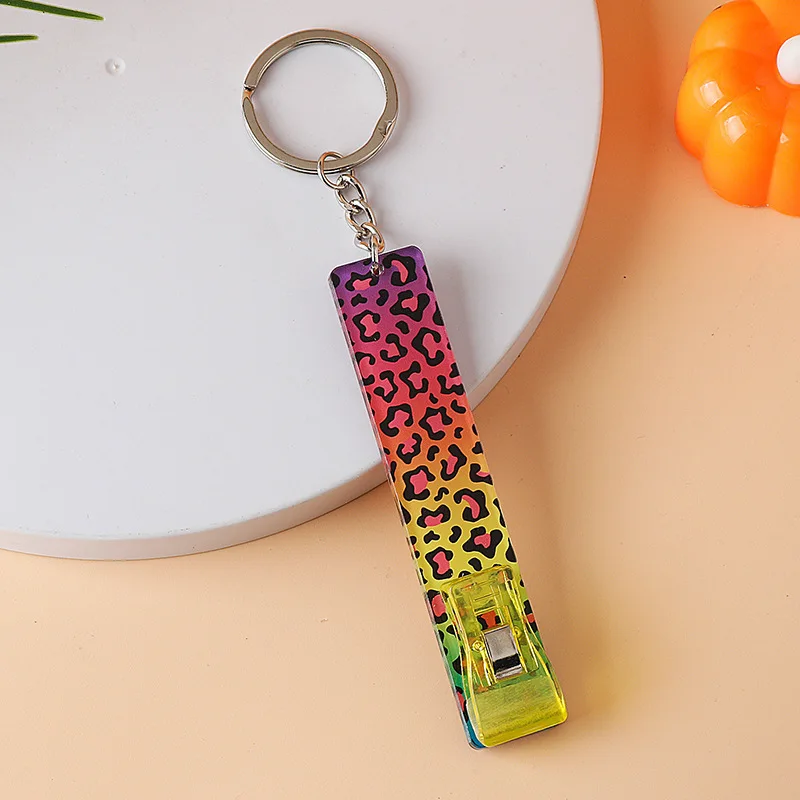 Long Nails Credit Card Puller Keychain Acrylic Card Grabber Key Chain Social Distancing Touchless Tool Multifunctional