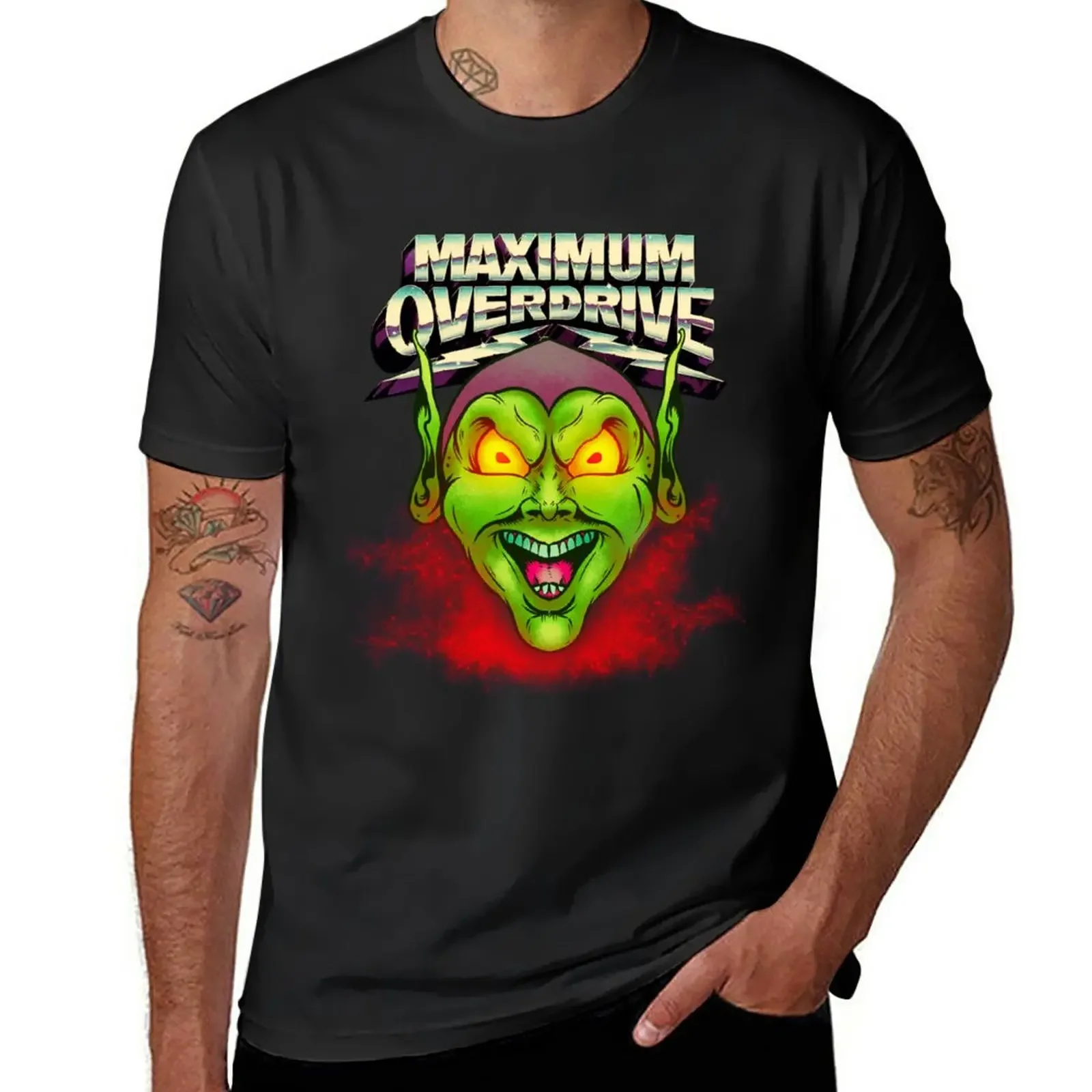 Maximum Overdrive T-Shirt vintage sweat anime clothes oversized t shirt men