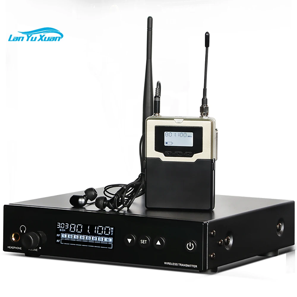 

High Quality J8820 Professional Stereo UHF Vocal Stage Instrument Monitor Ear in Ear Wireless Monitor System