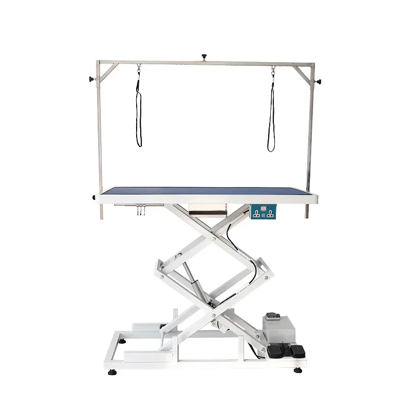 

Elevated cross lift electric beauty table, gantry frame with boom carbon steel frame