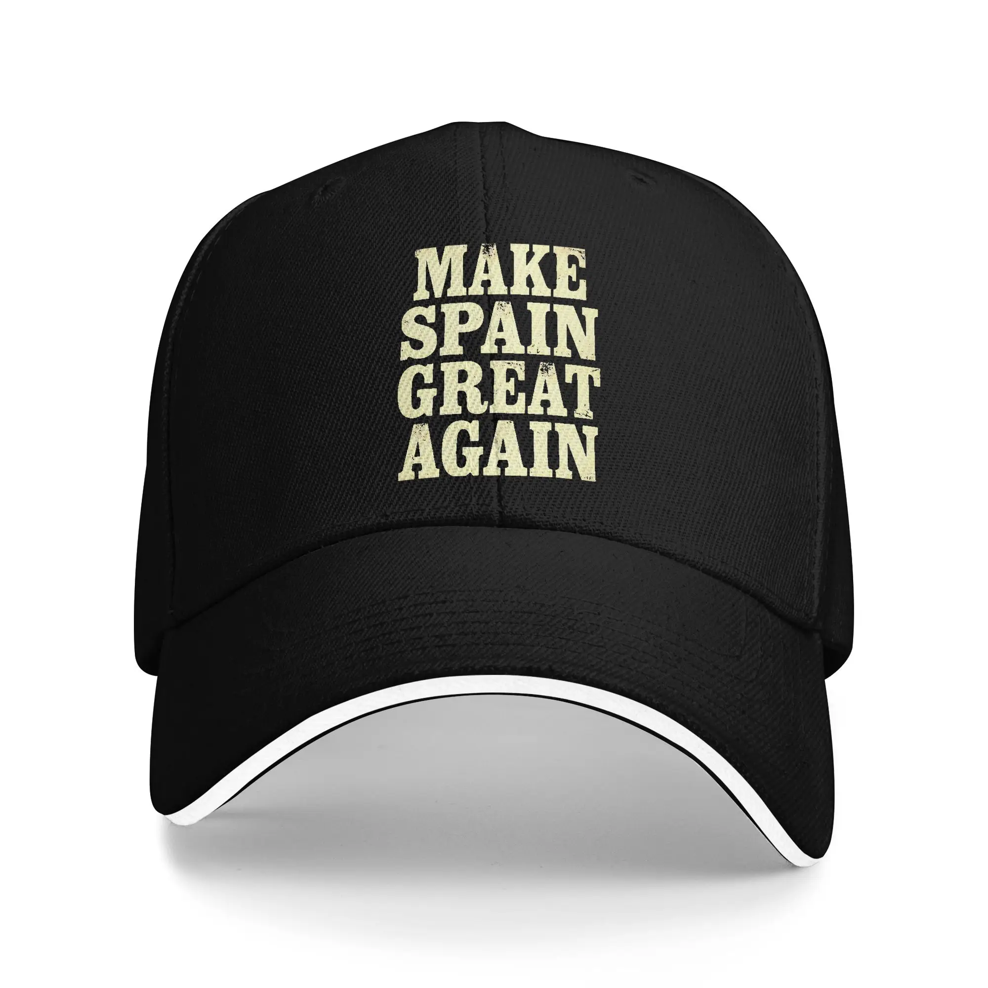 Espana Make Spain Great Again Casual Baseball Cap Summer  Trucker Hat Sunscreen Outdoor Gym Snapback Cap Streetwear Baseball Cap