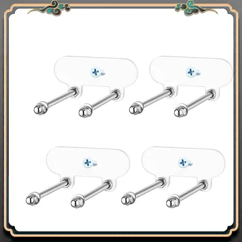 

4Pcs Acrylic Skateboard Wall Mount,Skateboard Wall Rack,Skateboard Hanger,Display Skis Snowboards Scooters Longboards Limited Ti