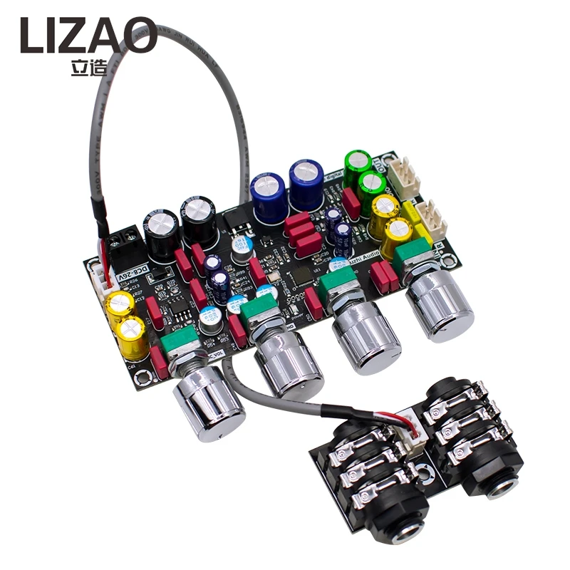 LIZAO DC 8-26V Fever Karaoke Reverb Board DSP Mixing Microphone Singing Anti Howling Front Effector Amp